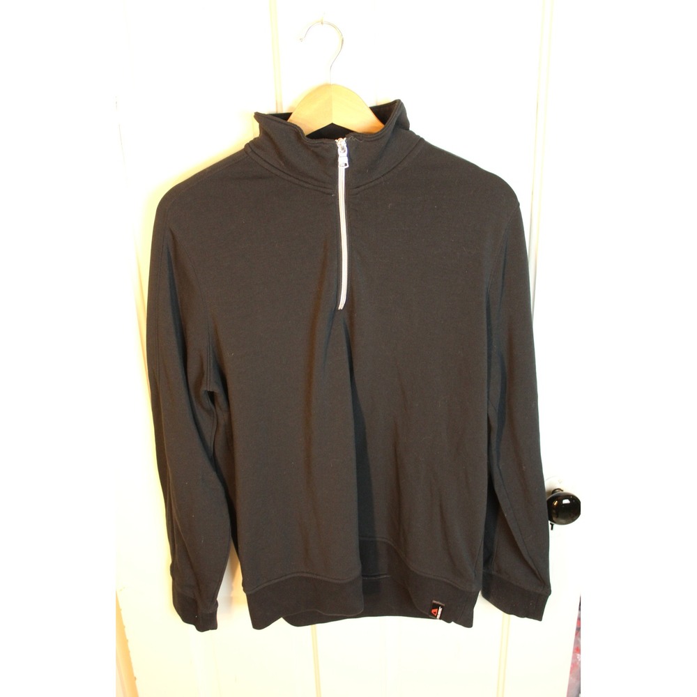 Banana Republic Polartec‎ Half Zip Pullover Sweatshirt Black Men's Size L